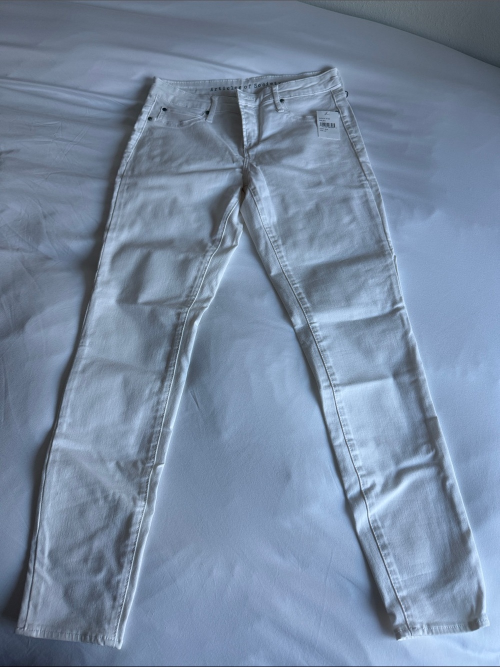 Women’s White Slim Jeans - Articles of Society